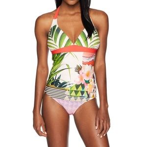 PrAna One Piece Swimsuit Carmen Pink Paradise -0C1
